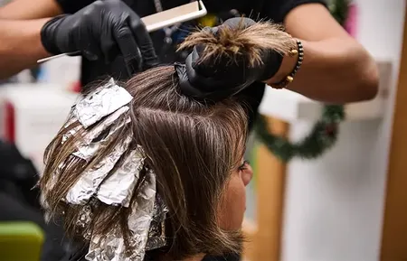 professional Chemical Treatments on hair