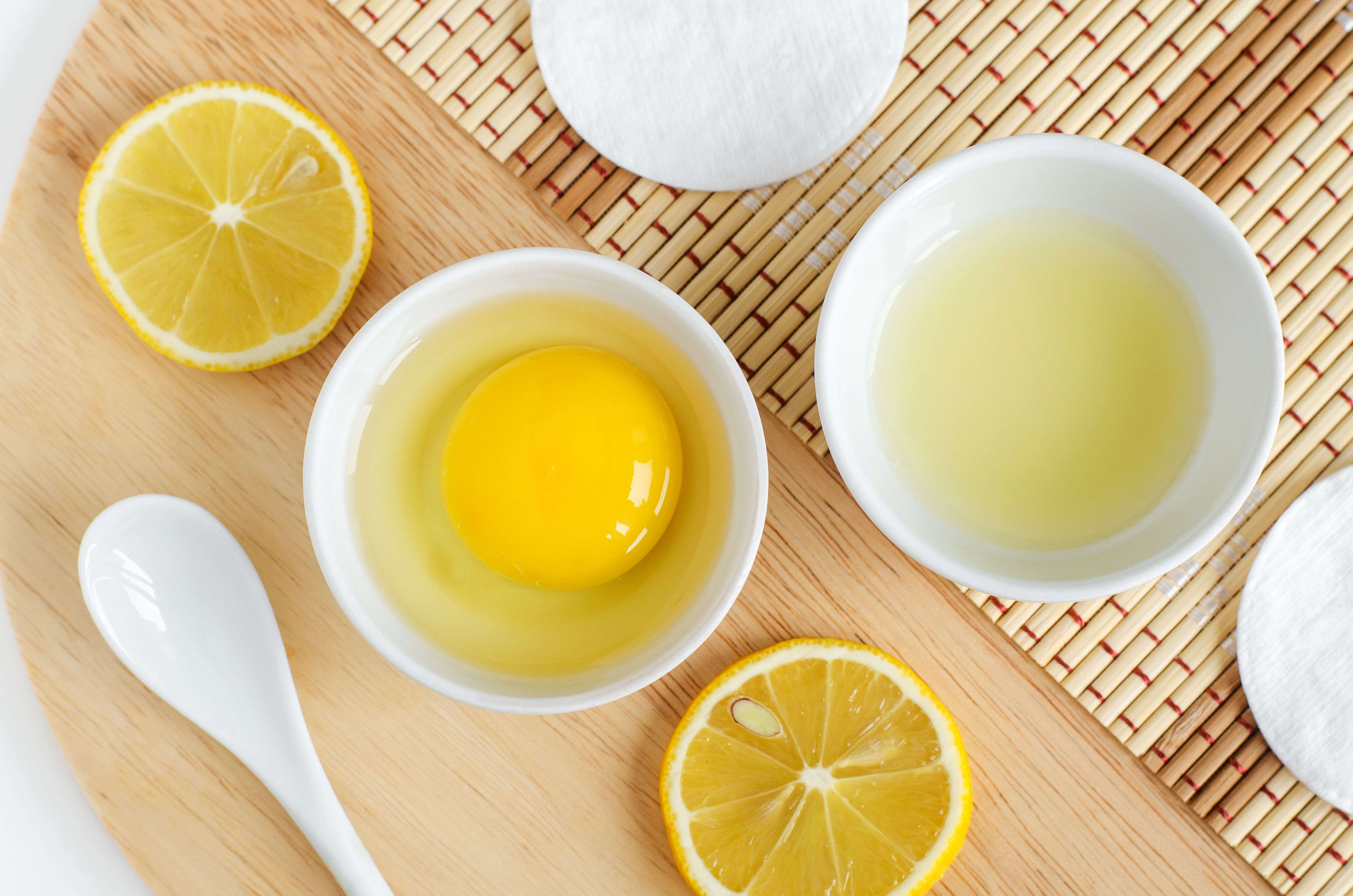 Egg & Lemon Hair Mask for Dry Hair
