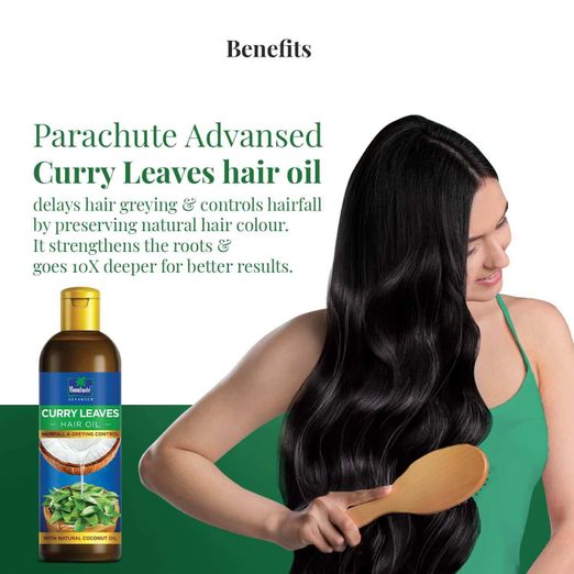 Parachute Advansed Curry Leaves Hair Oil Benefits
