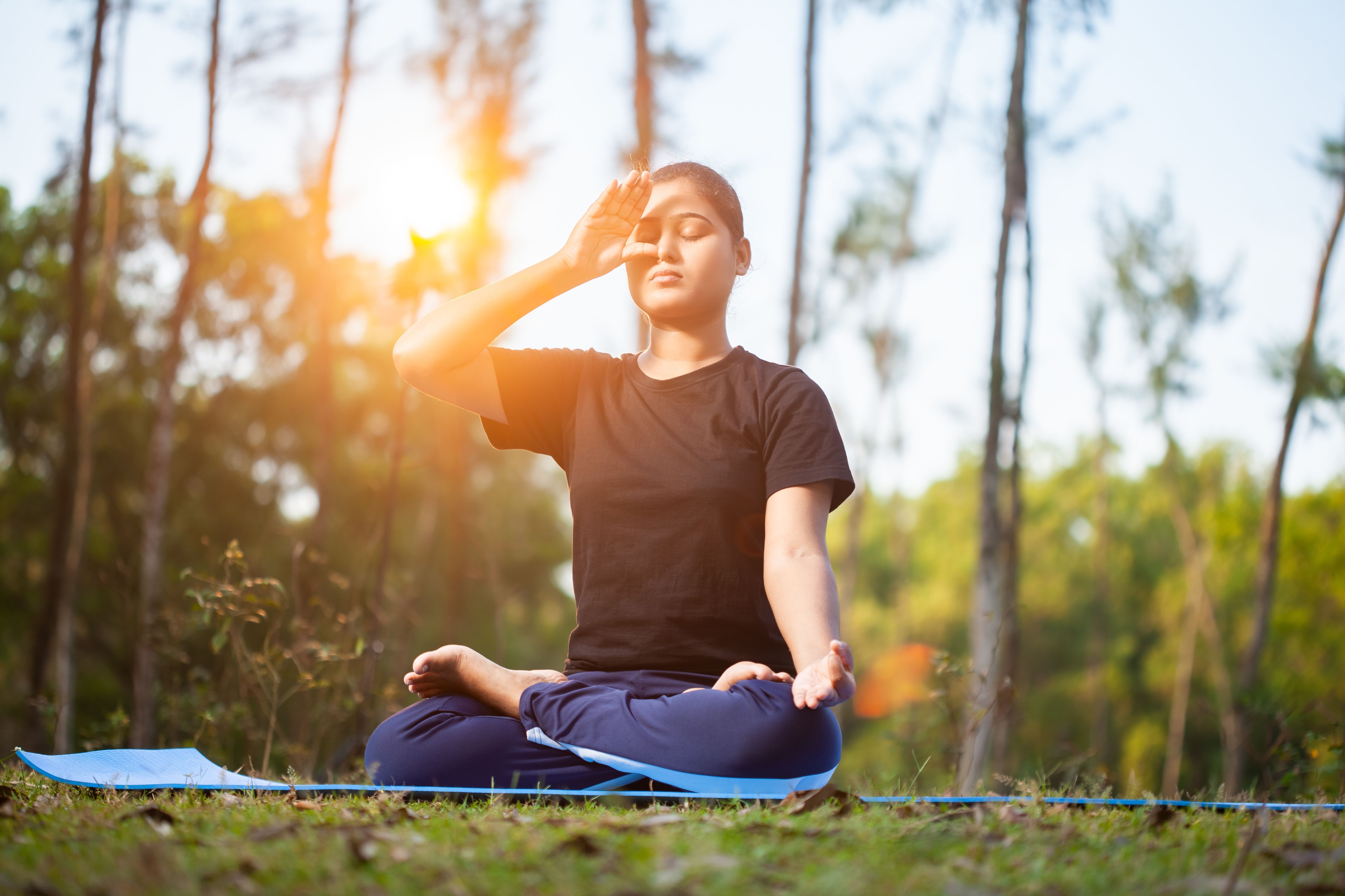  Girl doing Yoga