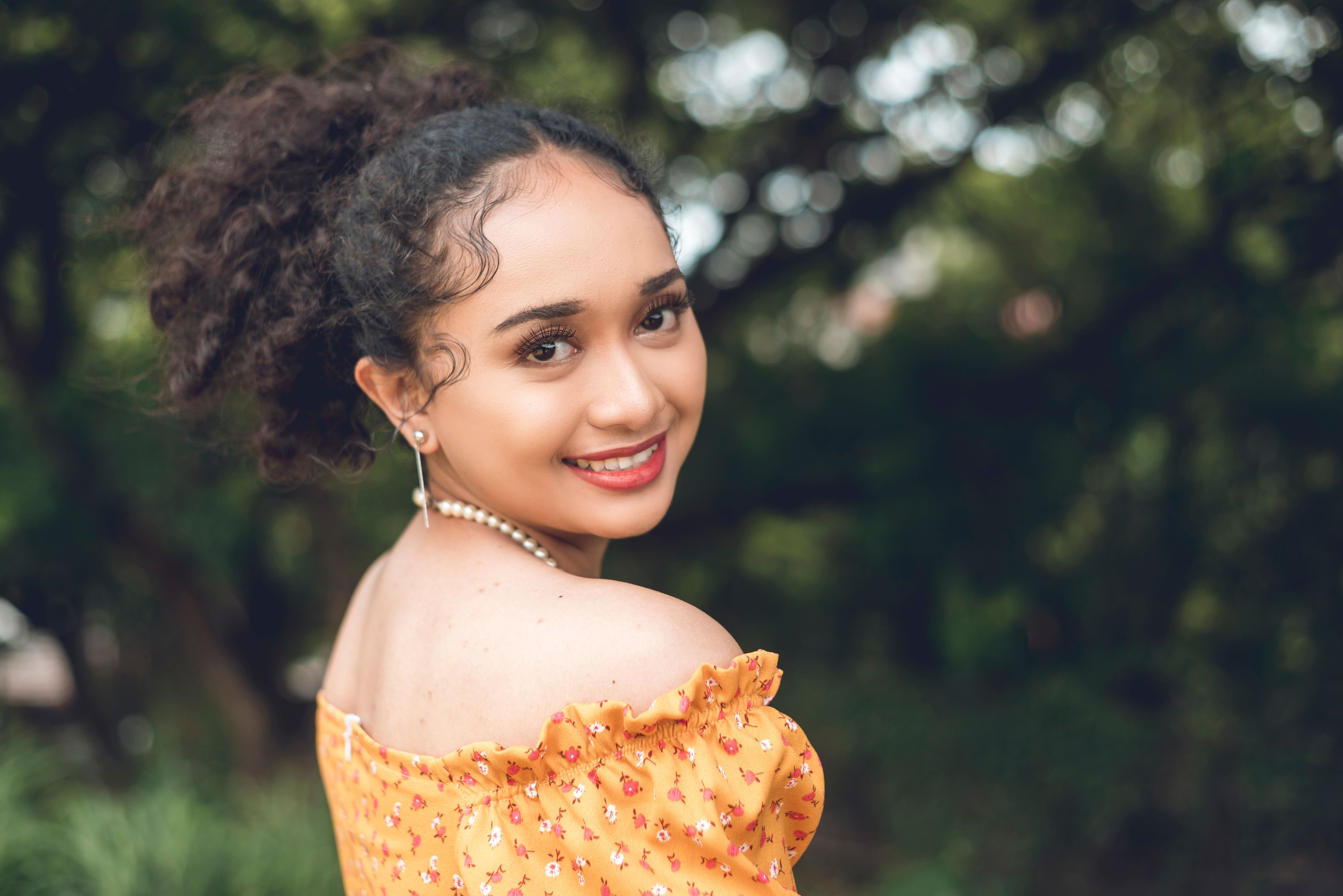 Curly High Ponytail Hairstyle