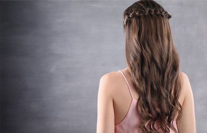 Half-up Braided Hair Style