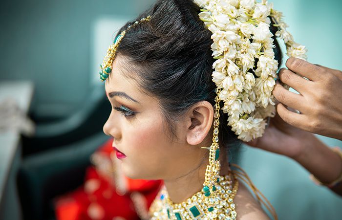 Gajra Bun (Ambada) Hairstyle