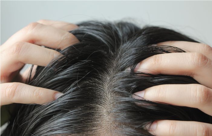 Massage your head for winter scalp dryness