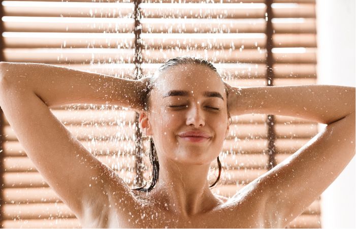 Women Taking A Shower