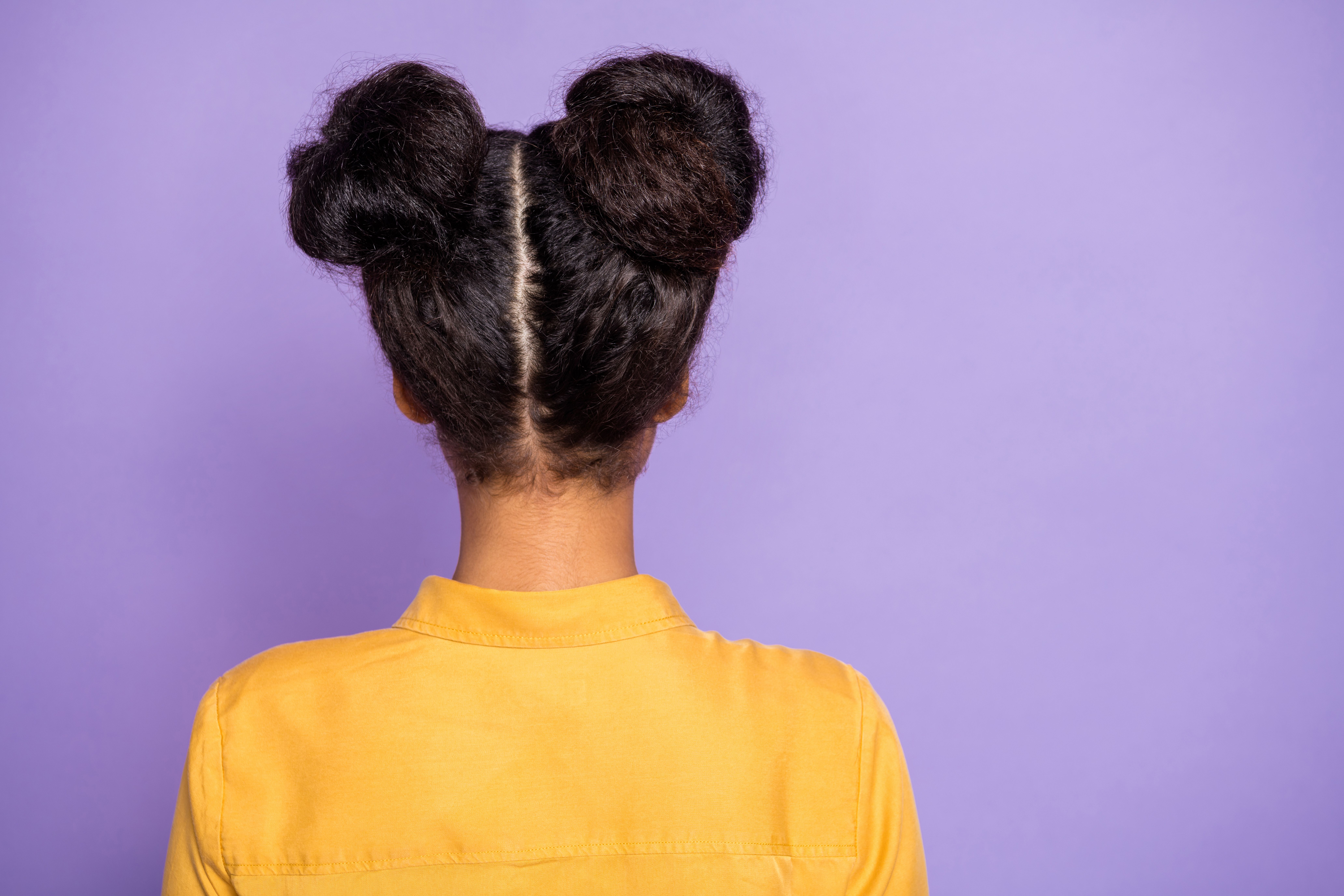  High Space Buns Hairstyle